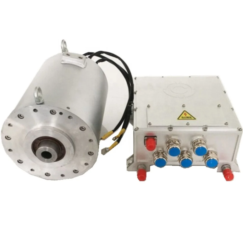 

EV motor 30kw 60kw 96Nm 3000rpm ac pmsm motor and controller for electric car