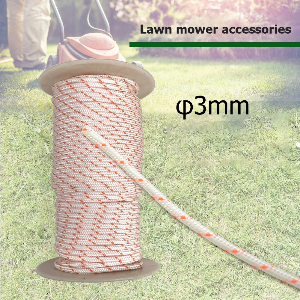 

100M 3.0/3.5/4mm Nylon Fiber Recoil Pull Starter Cord Rope Fits For Stihl Strimmer Chainsaw MS170 MS180 MS181 MS210 MS230 MS250