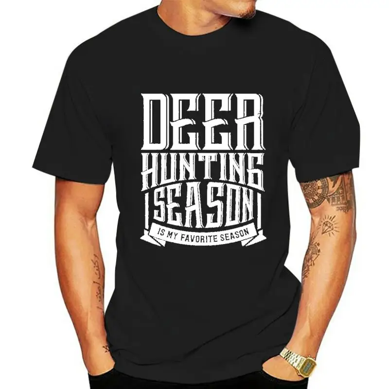 

Deer hunting season is my favorite season hunter rifle bow T-shirt for men