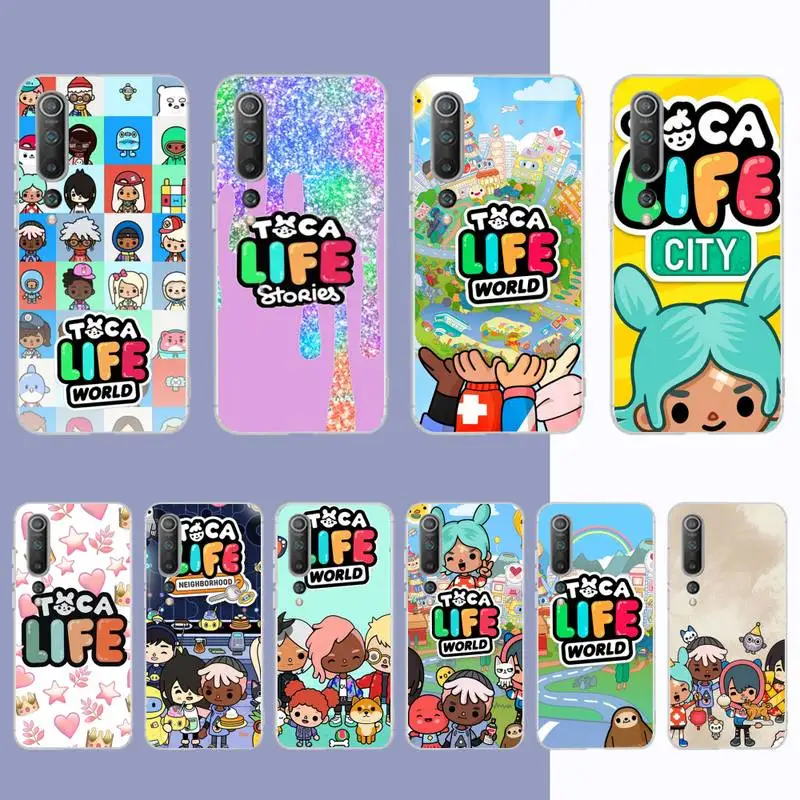 

Toca Boca Toca Life World Phone Case for Samsung S21 A10 for Redmi Note 7 9 for Huawei P30Pro Honor 8X 10i cover
