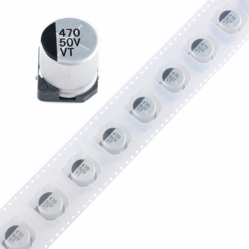 

6pcs/lot 50V 470uf SMD Aluminum Electrolytic Capacitors size 12.5*13.5 470uf 50V