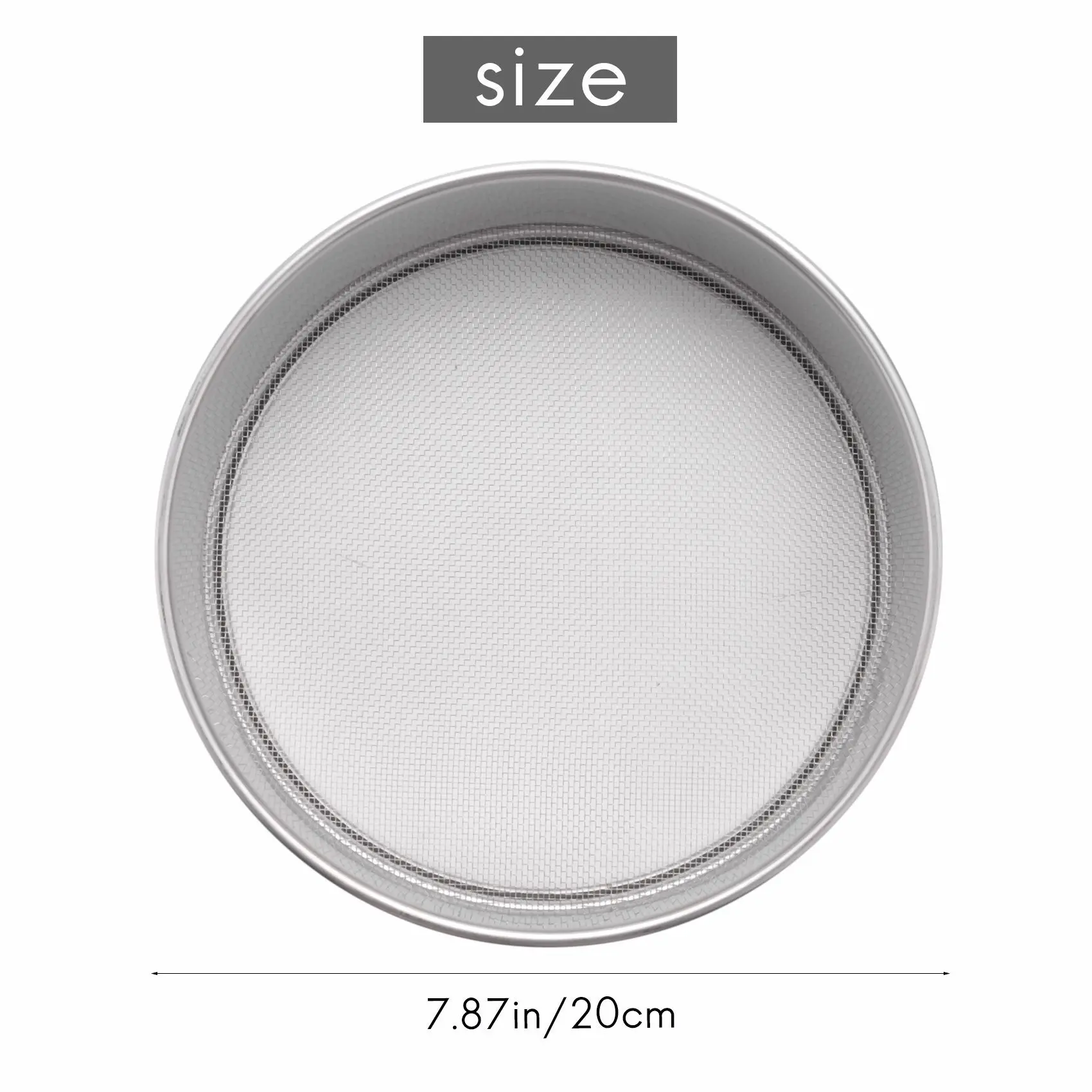 Сверхмощное садовое сито сетка для просеивания почвы лоток компостных семян