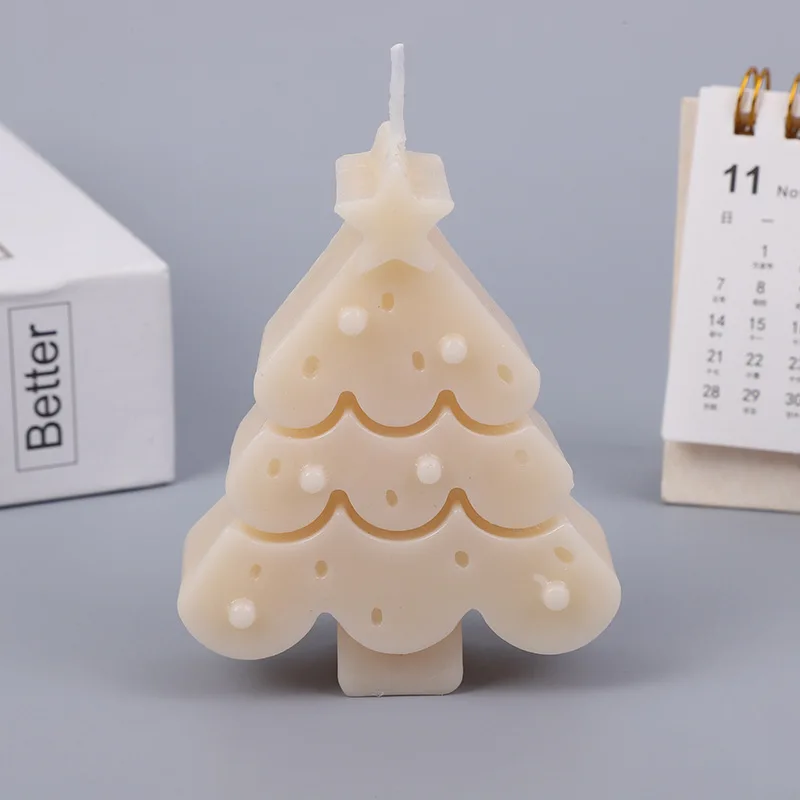 Силиконовая рождественская ароматерапевтическая свеча одна упаковка