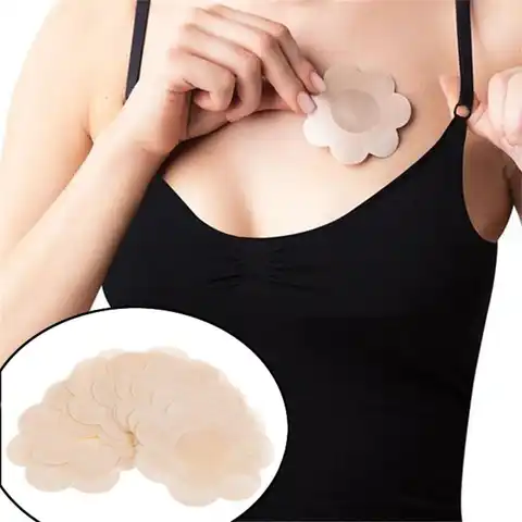 10pcs/lot Women Disposable The Chest Intimates Body Breast Shield Pads Nipples Covers Adhesive Invisible Stickers