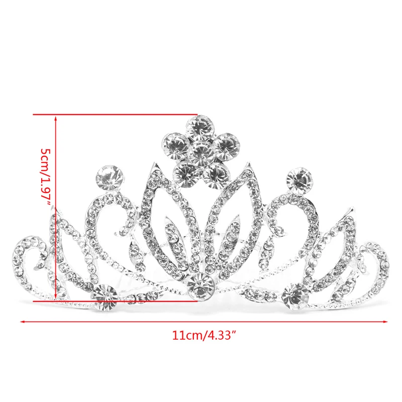

Crystal Tiara Crowns Women Sparkling Princess Tiara for Bride Fashion Bridal Hair Accessories for Wedding Birthday Prom