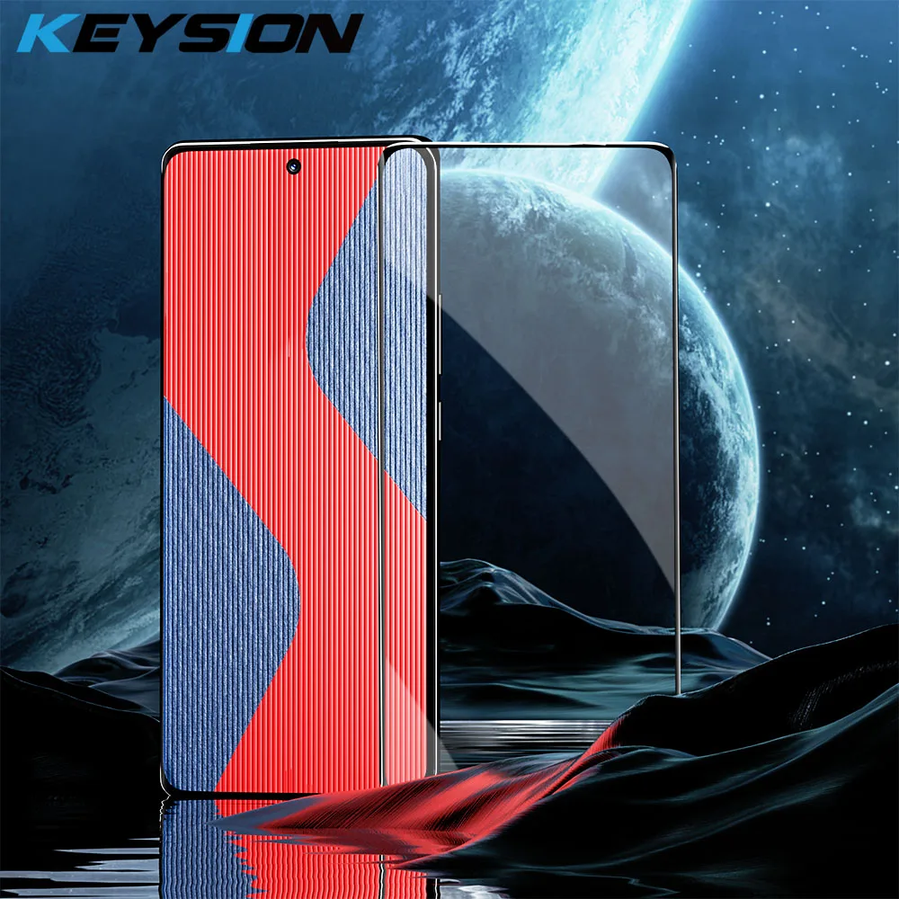 Закаленное стекло KEYSION с полным покрытием для OPPO Reno 12 Pro 5G A60 A3 HD защитная пленка