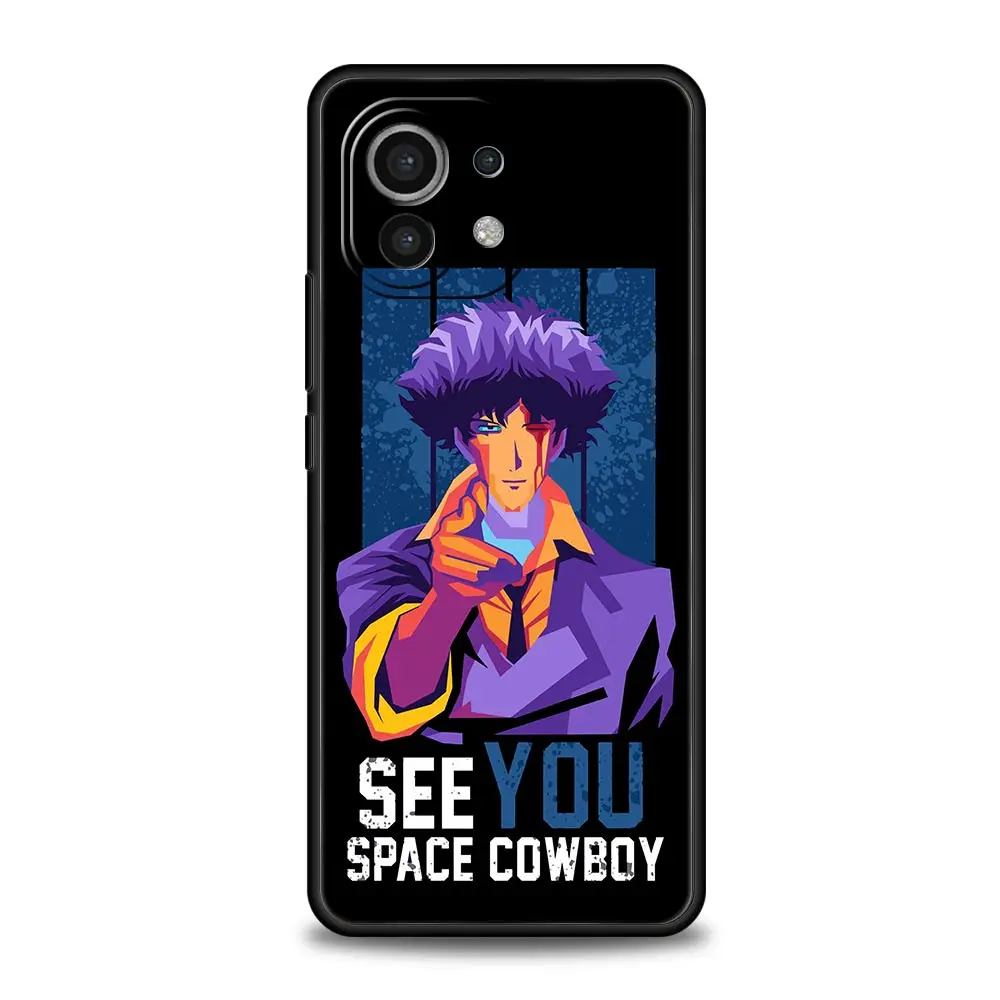 Hot Anime Cowboy Bebop Phone Case For Xiaomi Poco X4 X3 NFC F3 F4 M3 M4 Mi Note 12T 10 12 11 Ultra 11T Pro 10T Lite 9T 5G Cover
