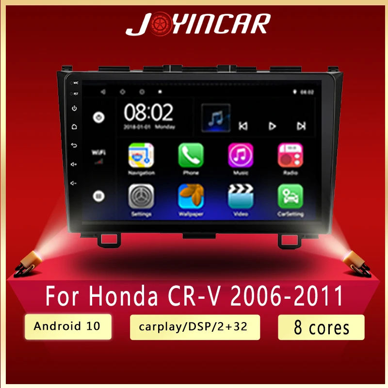 Автомобильная магнитола на Android для Honda CR-V 3 RE CRV 2006-2011 мультимедийный плеер с GPS 2 Din