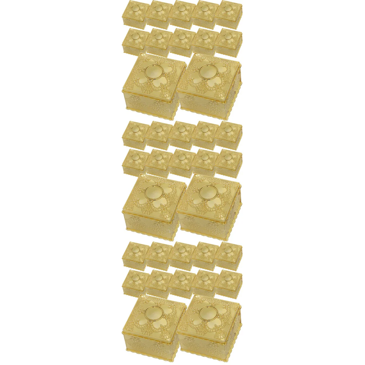 

36 Candy Boxes Embossed Style Favors Boxes Return Gift Boxes for Wedding