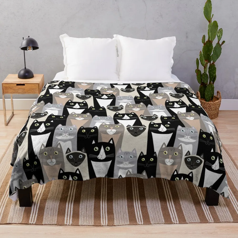 

Cats #1 Throw Blanket heavy blanket fashion sofa blankets