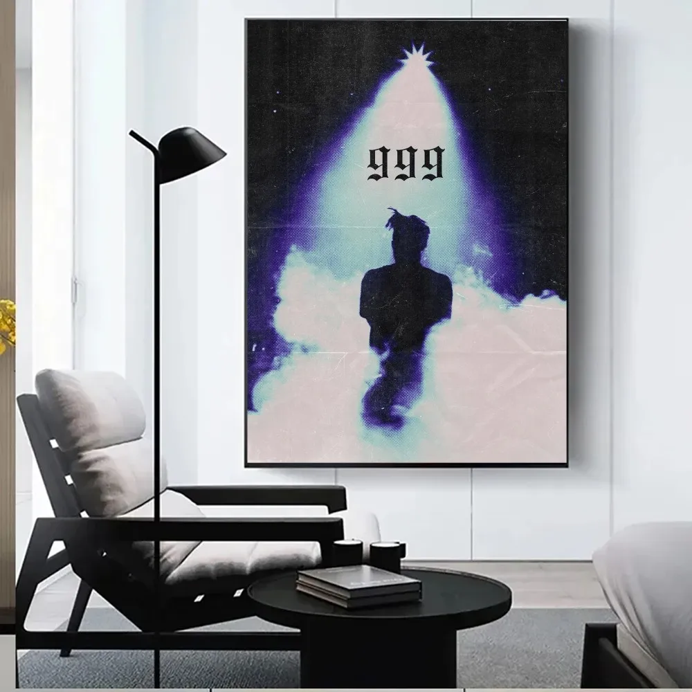 Плакаты в стиле хип-хоп J-Juice W-WRLD плакаты из крафт-бумаги искусство живопись