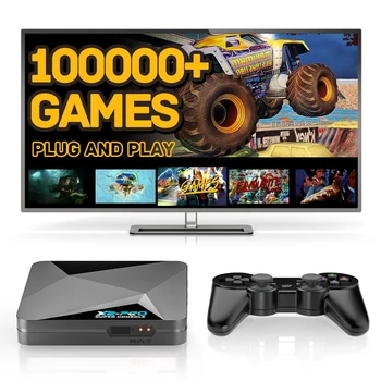 Retro Game Console Super Console X2 Pro For PS1/DC/SS/PSP Plug & Play Game Box Build-in 100,000 Classic Games Support TV System 1