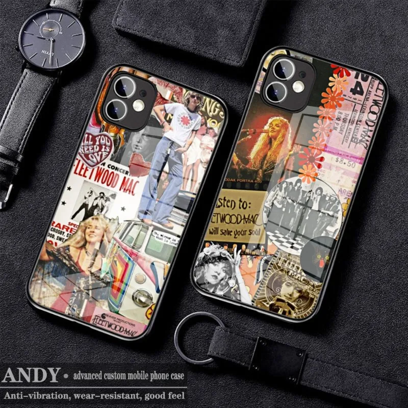 Стеклянный чехол для телефона Stevie Nicks для IPhone 11 12 13 14 Pro XR XS MAX 8X7 14 Plus SE 13 Pro, дизайнерские чехлы для Iphone