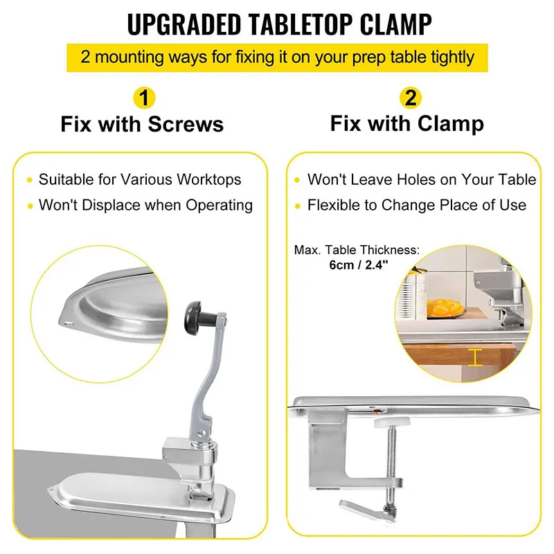 Настольный коммерческий ручной консервный нож для консервных банок открывалка