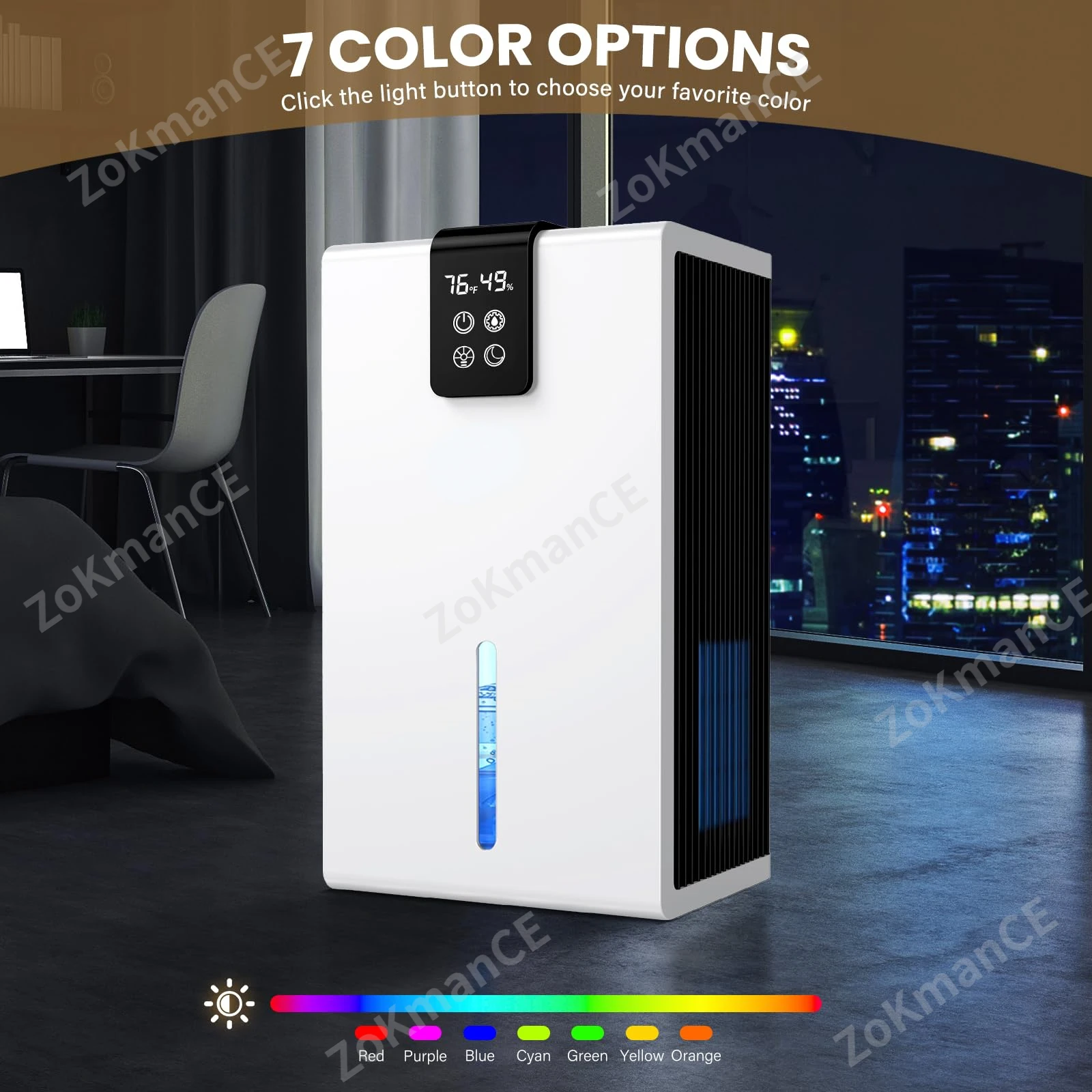 Осушители для дома 118 унций 980 кв. футов с мониторингом влажности осушители