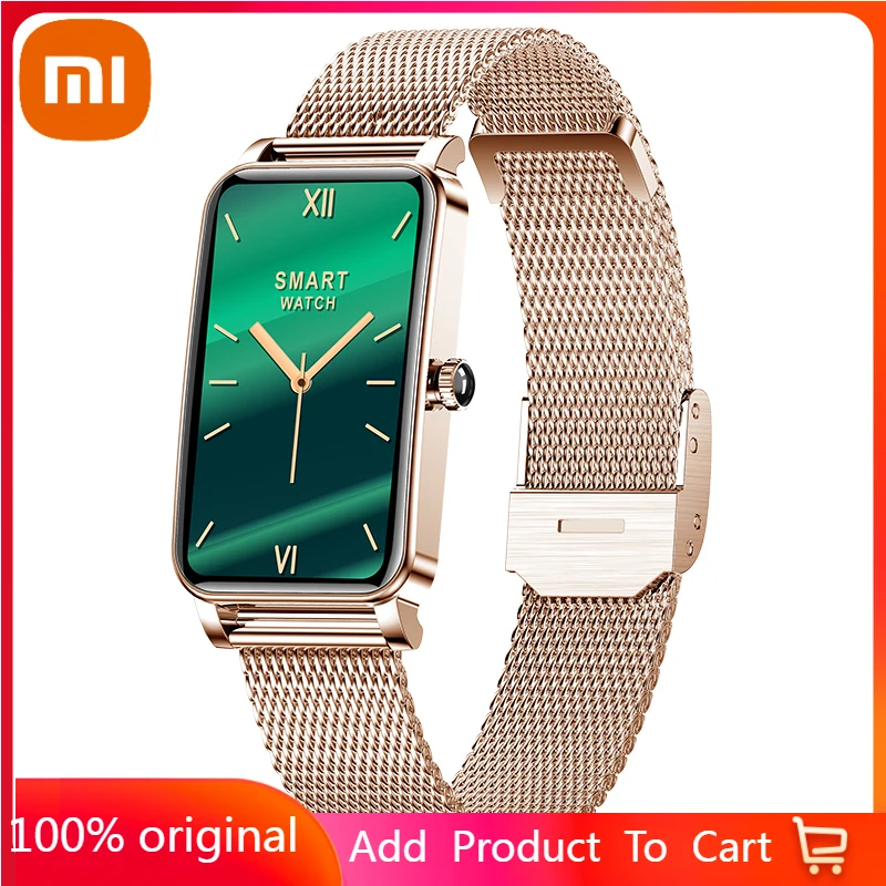 

Xiaomi Fashion Smart Watch Women Full Touch Multi-sports mode Fitness Tracker waterproof Bluetooth Ladies smartwatch Women+Box
