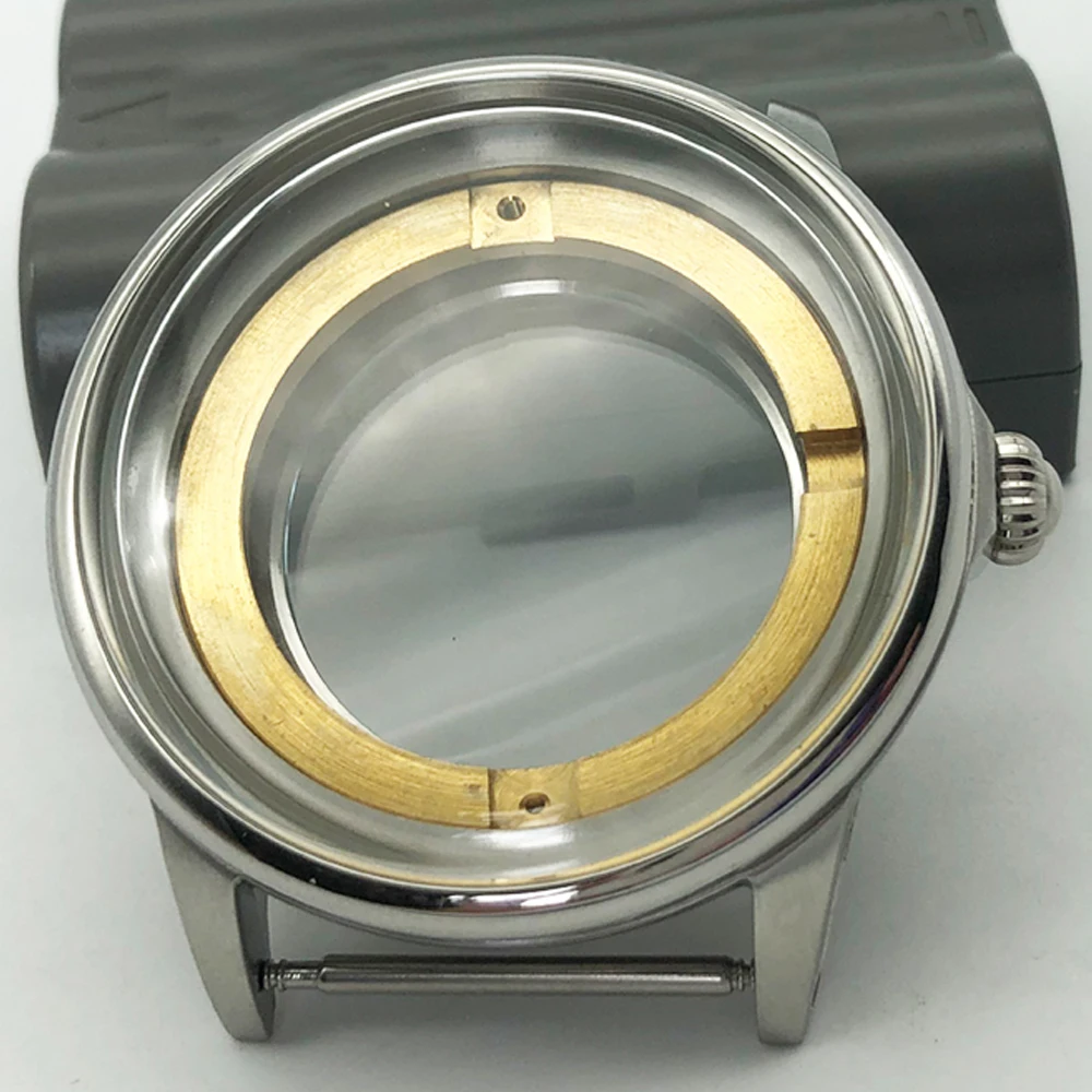 

42mm Stainless Steel Case Watch Parts Fit Miyota 8205/8215/821A Mingzhu 2813/3804 ETA2836 Seagull ST1612 Movement