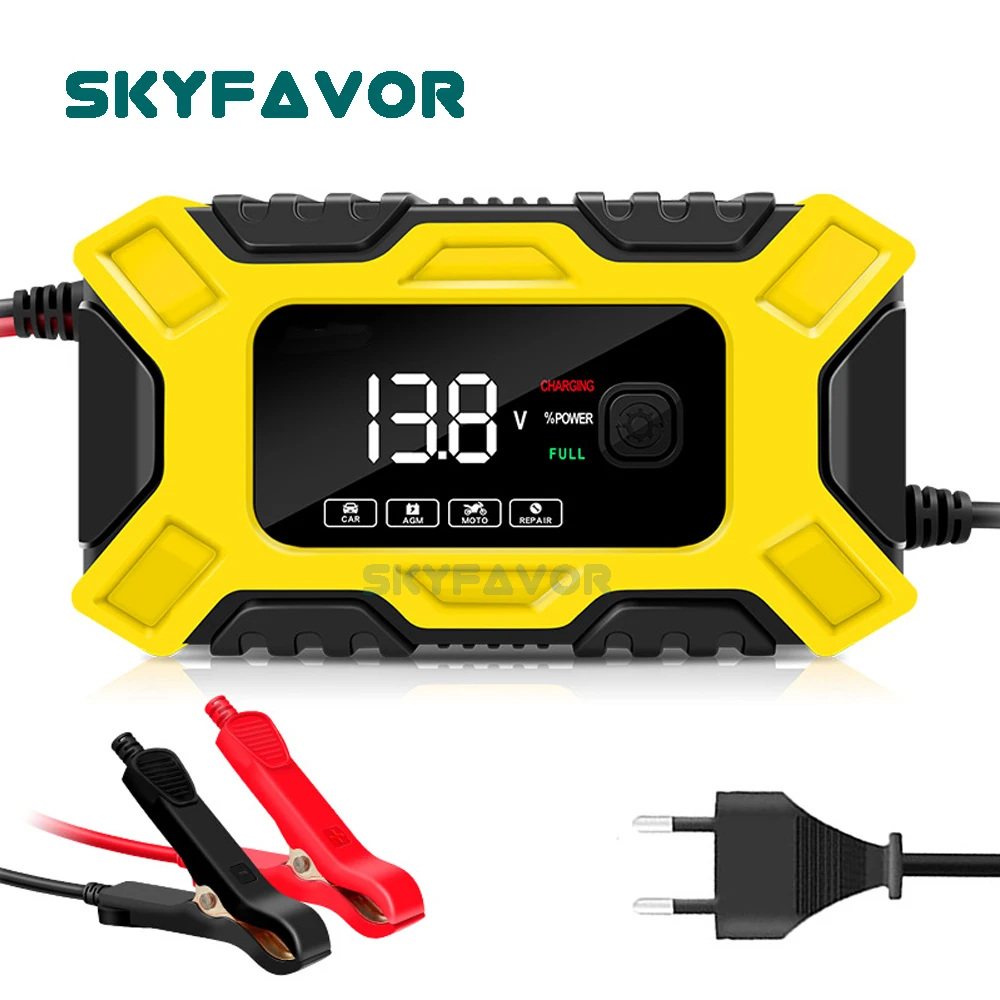 

Новое поступление 12 в зарядное устройство 12 В 6 А умный автоматический старт стоп мотоцикл минивэн автомобильный аккумулятор зарядное устр...