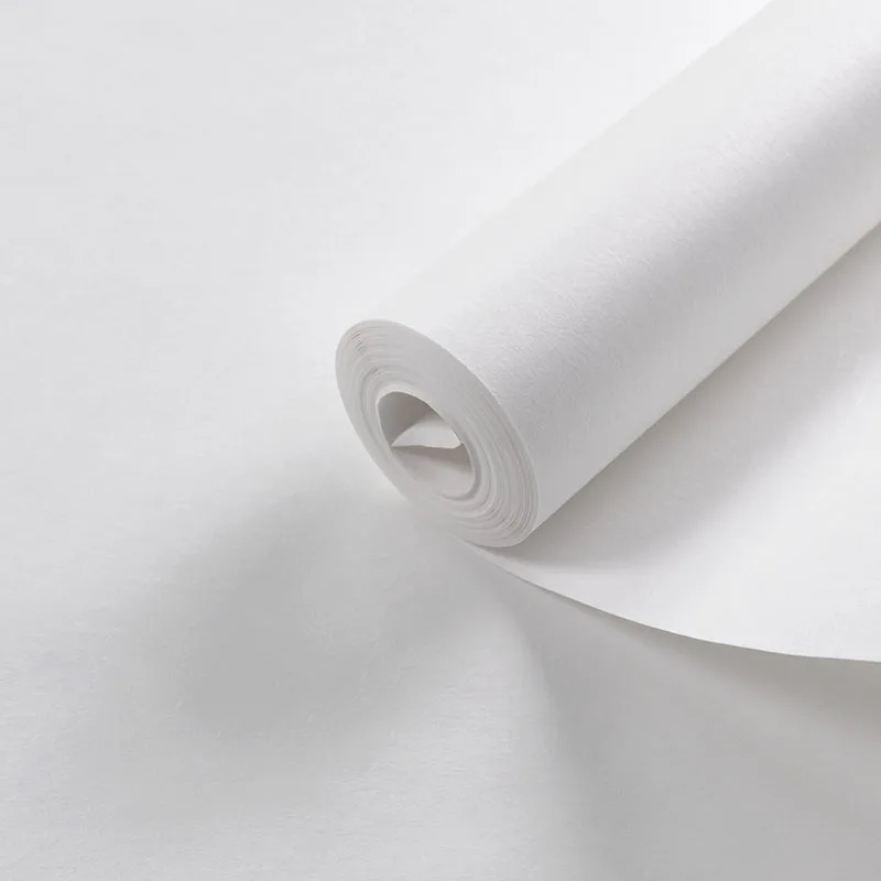 

Pure white milky white pure pigment color waterproof non-woven wallpaper northern wind bedroom living room office ins wallpape