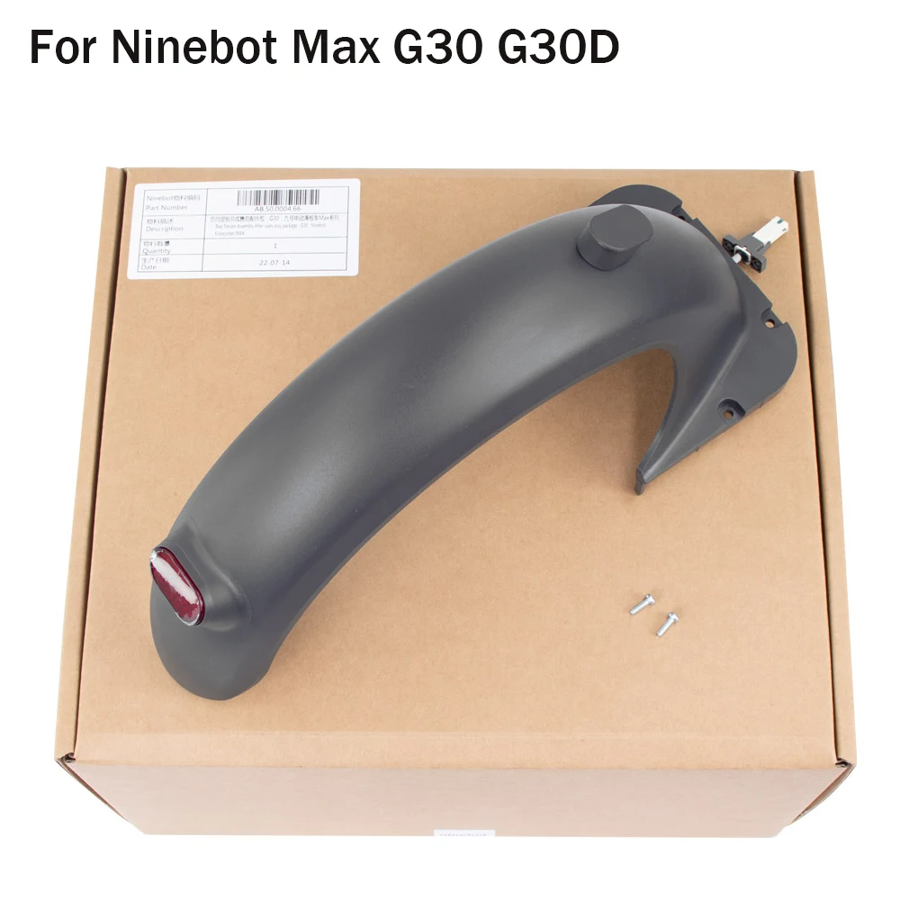 

Original Electric Scooter Rear Mudguard Fenders for Segway Ninebot MAX G30 Plastic Water Baffle Rear Shield Tyre Splash Guard