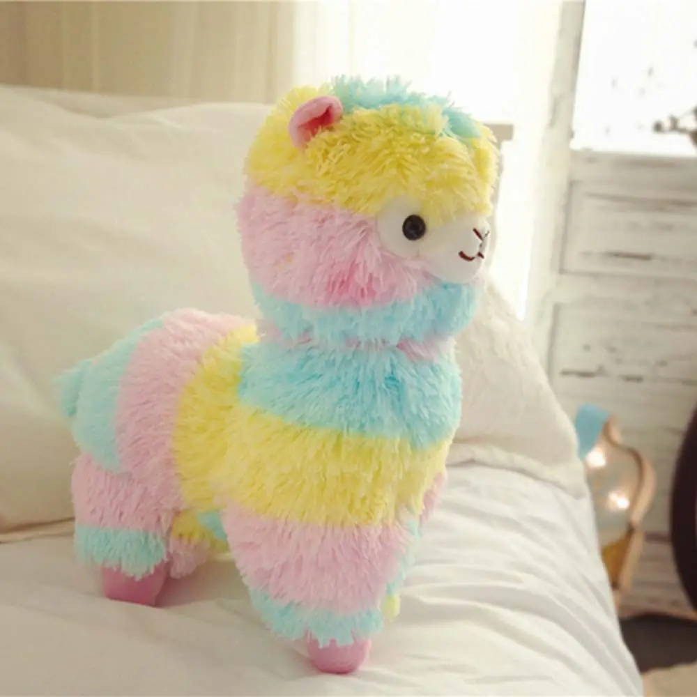 

Colorful Plush Pillow Animal Dolls Alpaca Soft Toy Cotton Stuffed Toys Alpaca Plush Toys Plush Animal Toy Plush Doll