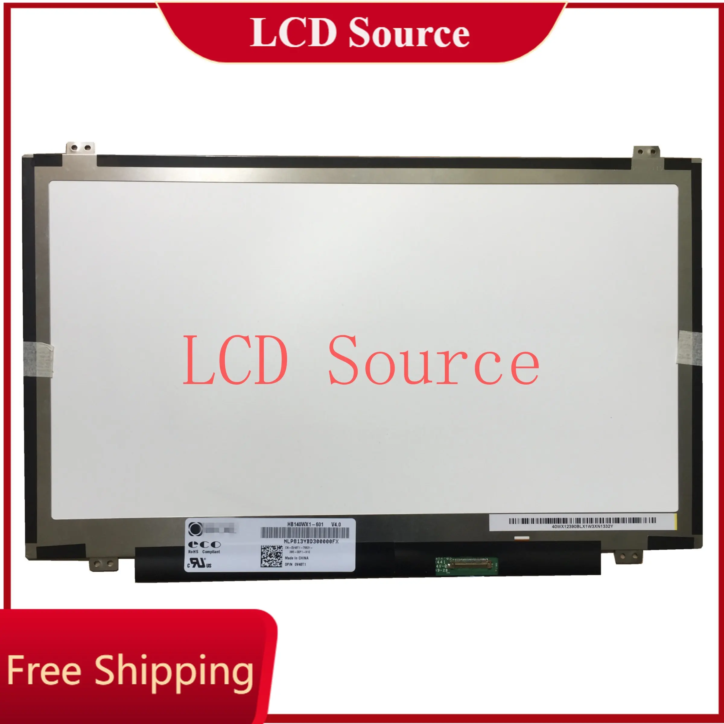 Флейта V4.0, подходит для LTN140AT31, флейта B140XTN03.3 LP140WHU (TP) (A1) EDP, 30 штырьков, флейта