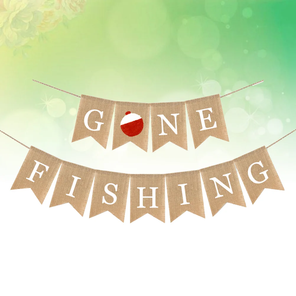 

1 Pc Party Decoration Favor Gone Fishing Party Supplies Gone Fishing Sign Gone Fishing Birthday Party Supplies