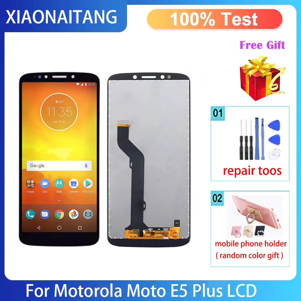 

Оригинальный 5,2 дюймовый сенсорный ЖК-экран для Motorala Moto E5 Play, дигитайзер XT1921-5 XT1921-2, сменный дисплей в сборе