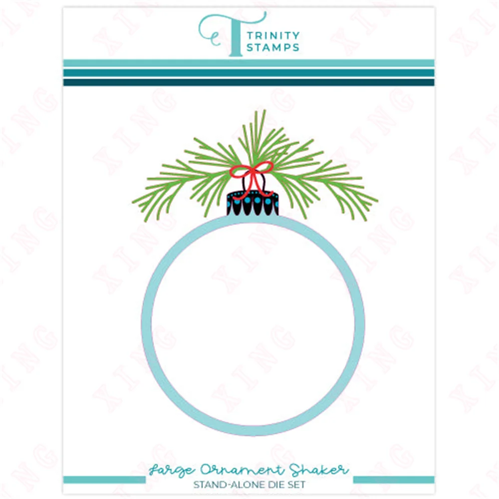 

2022 Diy Scrapbook Decoration Embossed Craft Mold Christmas New Metal Cutting Dies Make Album Card Large Ornament Shaker Die Set