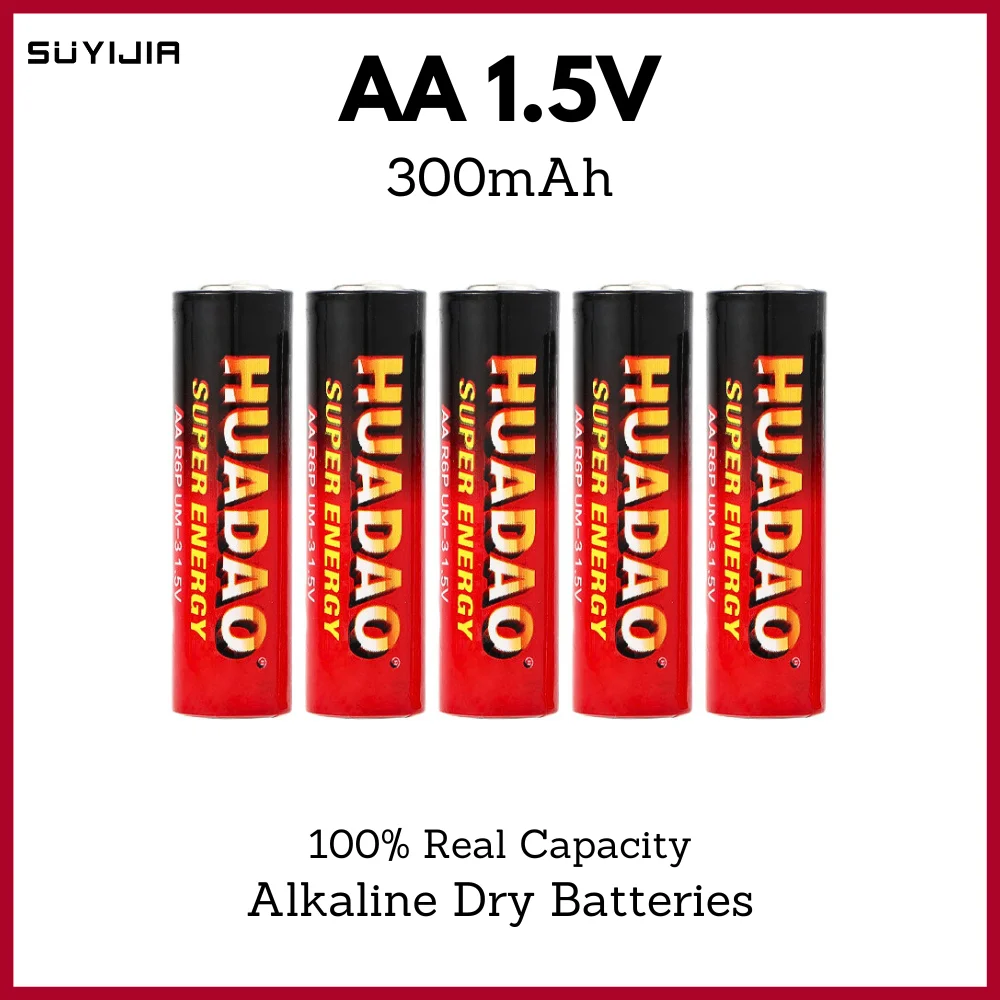 

4Pcs 1.5V 300mah AA Disposable Carbon Battery Safe ForLED Light Toy Mp3 Camera Flash Shaver CD Player Wireless Mouse Keyboard
