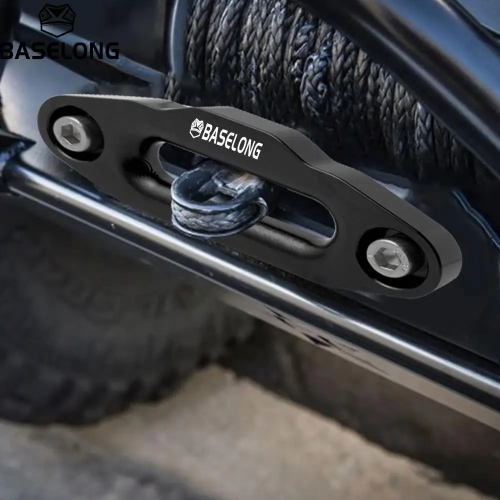 124 мм алюминиевая лебедка Hawse Fairlead 4500 фунтов Fairlead для синтетического троса Fairlead 4WD 4X4 восстановление для UTV ATV аксессуары для внедорожников (art.: 3920cd9386ad9) - 3920cd9386ad9