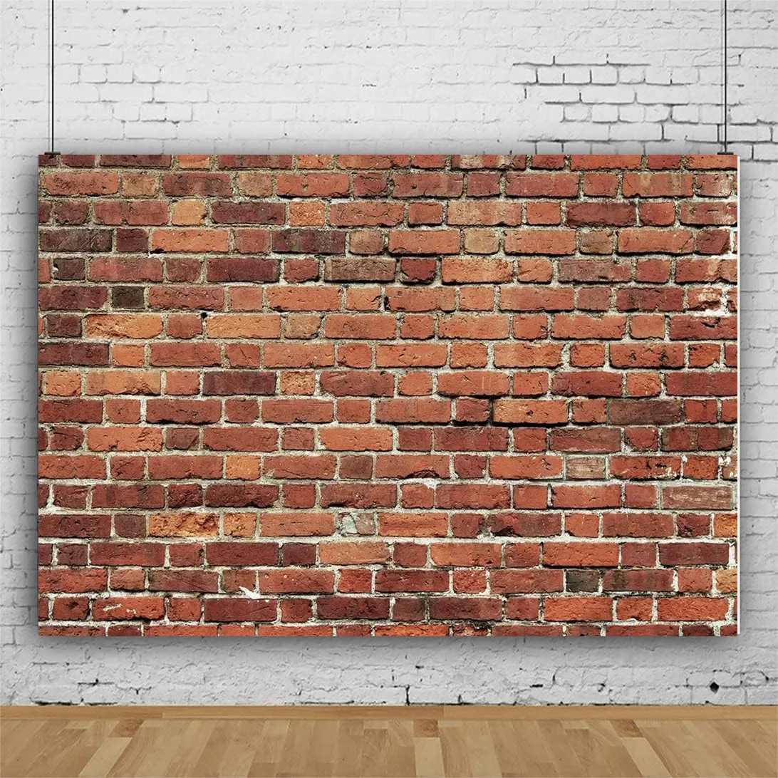 150*100 см красный кирпичная стена фон ткань подходит для дней рождения вечеринки