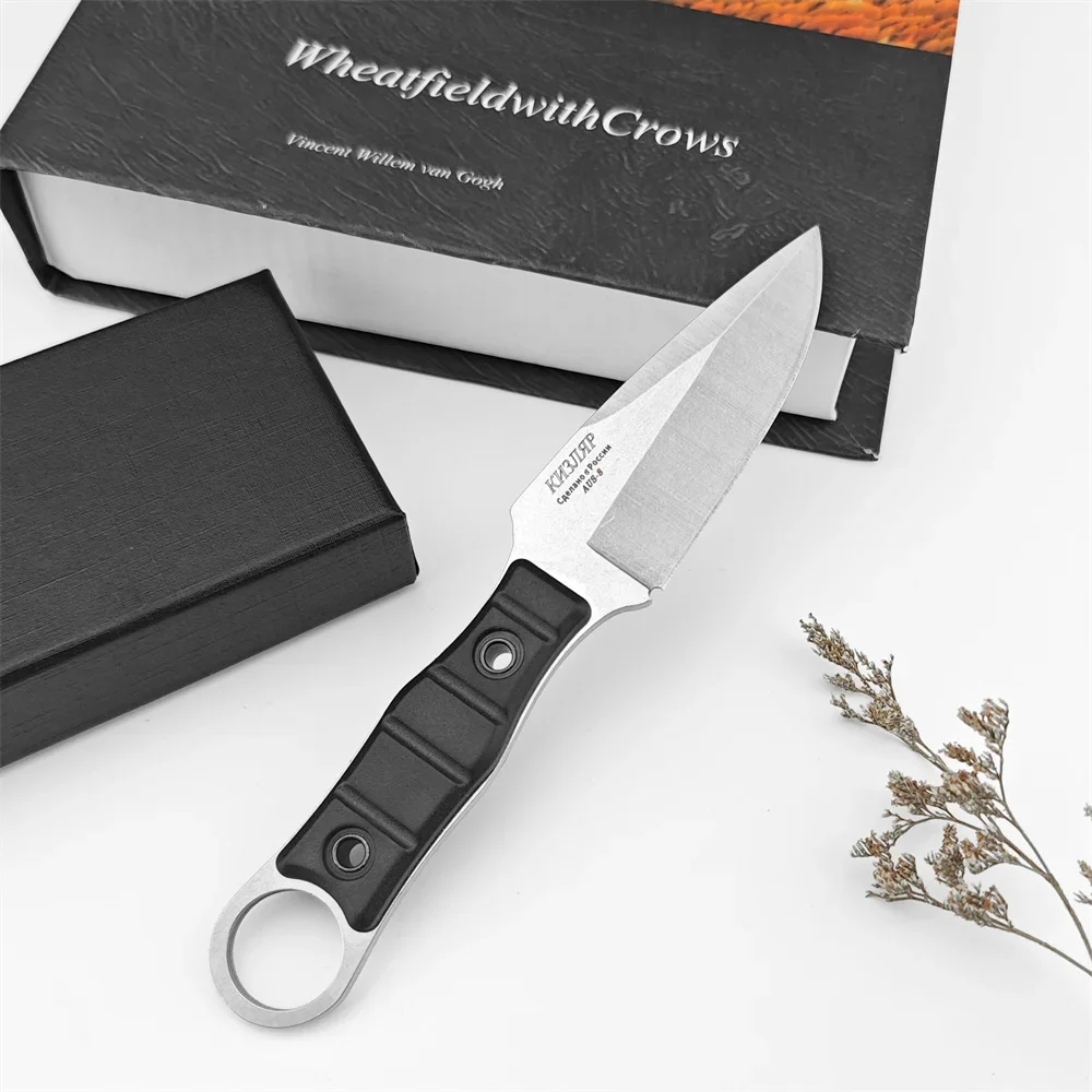 Русский Нож Kizlyar С Фиксированным Лезвием 440C Стальное Нейлоновое Волокно