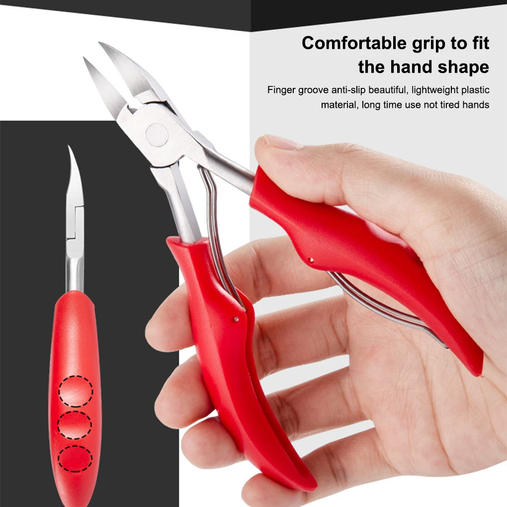 

Toe Nail Clippers Remove Dead Skin Nail Correction Nippers Ingrown Toenail Cuticle Scissor Edge Cutter Thick Pedicure Care Tool