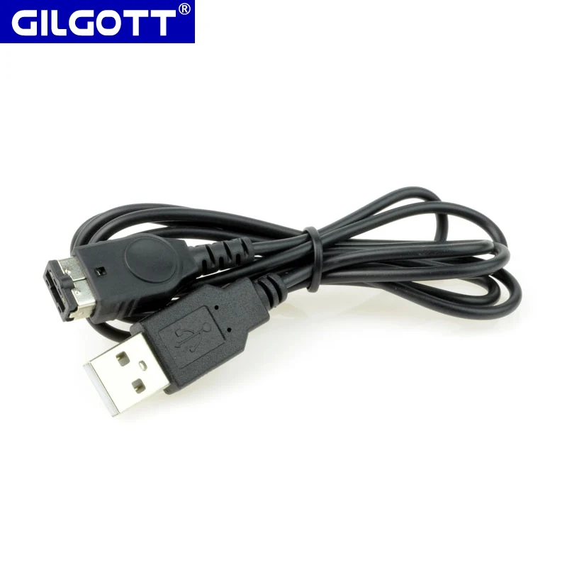 Фото Черный USB-кабель для зарядки, кабель для зарядного устройства для Nintendo DS NDS/Game Boy Advance SP GBASP 1,2 м №1