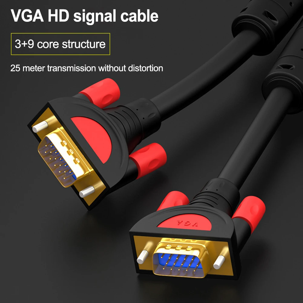 

Кабель-удлинитель VGA для передачи данных, из меди, 1,5-25 м