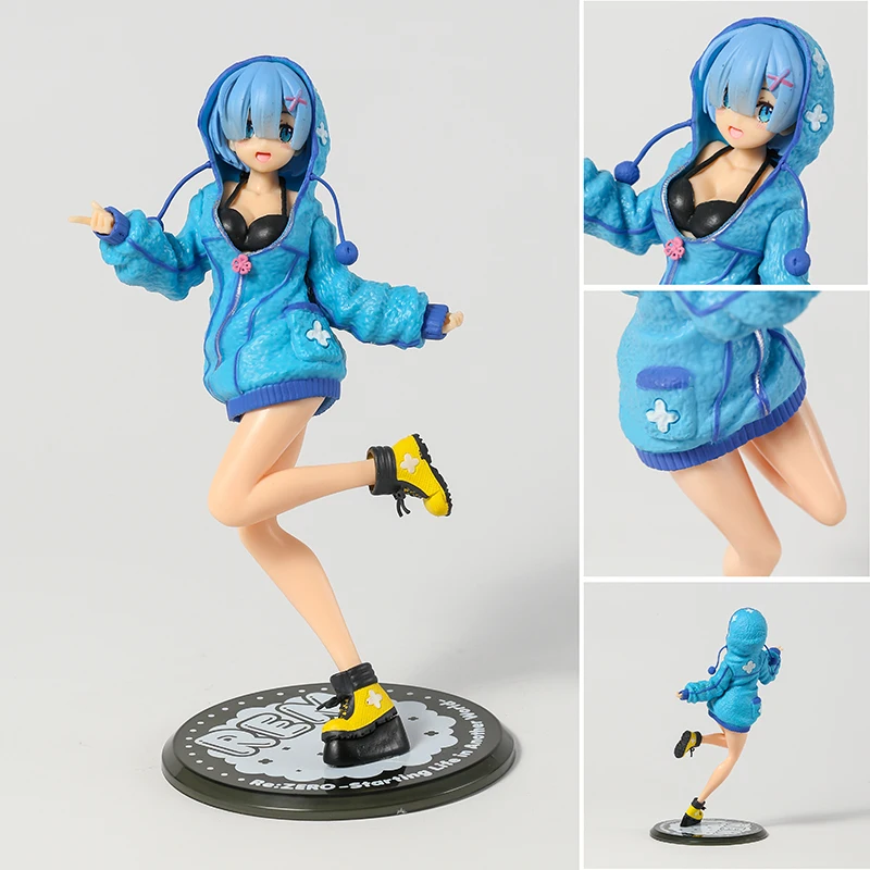 

Re:Zero Starting Life In Another World Rem Precious Hoodie Ver Collectible Figure Model Toy
