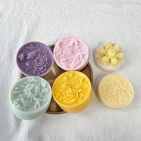 rose silicone mold traditional pattern pastry mooncake molds candle making diy handmade soap silicone mould for home decor gifts