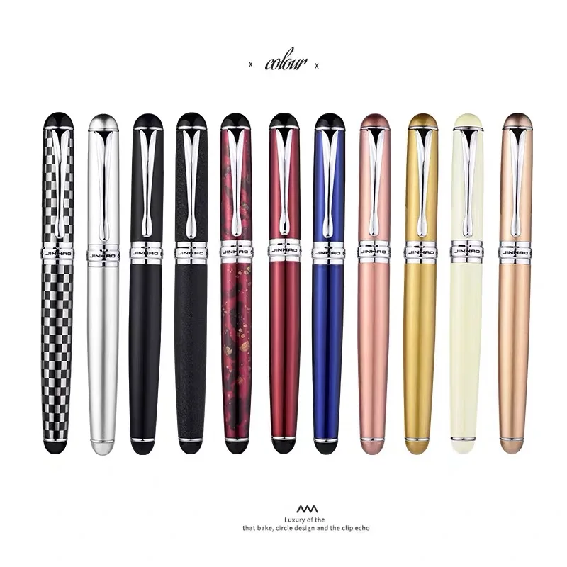 Фото Перьевая ручка Jinhao X750, высококачественная изысканный стиль, перо 18 кг, ручка для каллиграфии, студенческий учитель, произведения искусства, подпись, письмо, канцелярские принадлежности №2