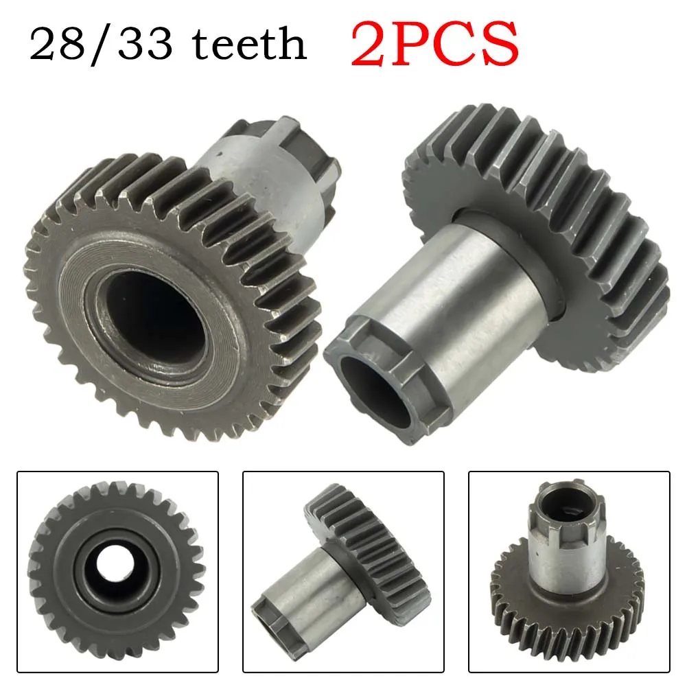 

2Pc Gear 28 33 Teeth For Bosch GBH2-26 GBH 2-26DRE 2-26DDF 2-26F RH2-26 Rotary Hammer Spare Parts Power Tool Accessories