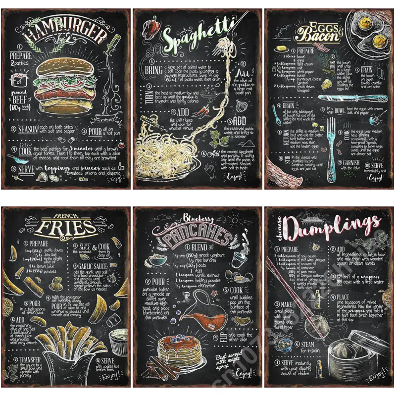 

Классические металлические знаки для кухни, винтажный декор для клуба, паба, жестяные знаки, декорирование стен