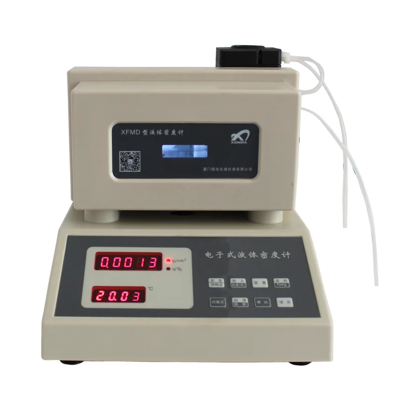 Digital densitometer U-shaped vibrating tube densitometer