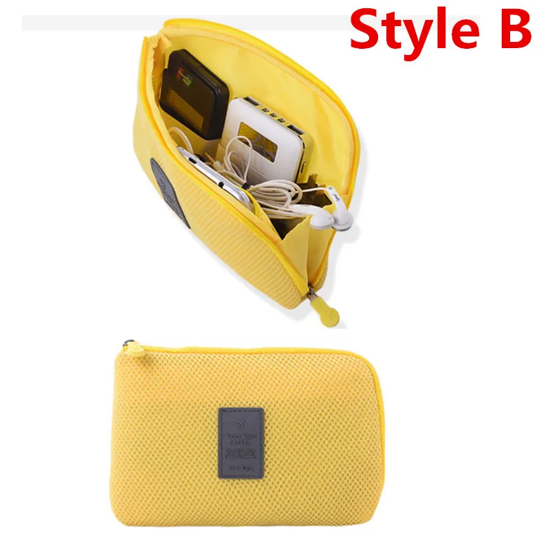 Travel Accessory Cable Bag Portable Digital USB Electronic Organizer Gadget Case Travel Cellphone Charge Mobile Charger Holder
