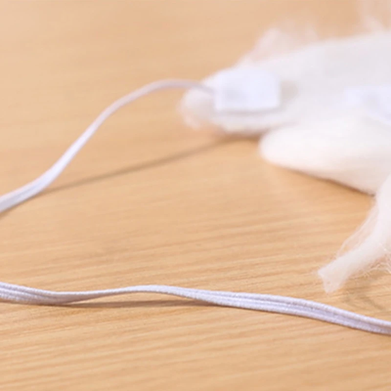 Рождественский костюм Санта-Клауса с бородой забавный белый искусственной для