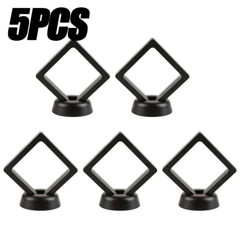 

10/1 шт. подставка для монет 7*7 см черная коробка памятная рамка для монет подарочное украшение многофункциональная подставка для показа монет держатель