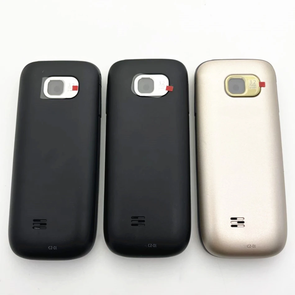 C2 чехол с полным покрытием для Nokia C2-01 средняя рамка задняя крышка клавиатурой на