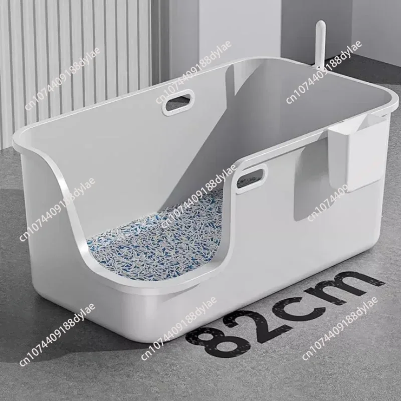 Ящик для мусора Giant полностью открытый с защитой от брызг 80 см очень большой