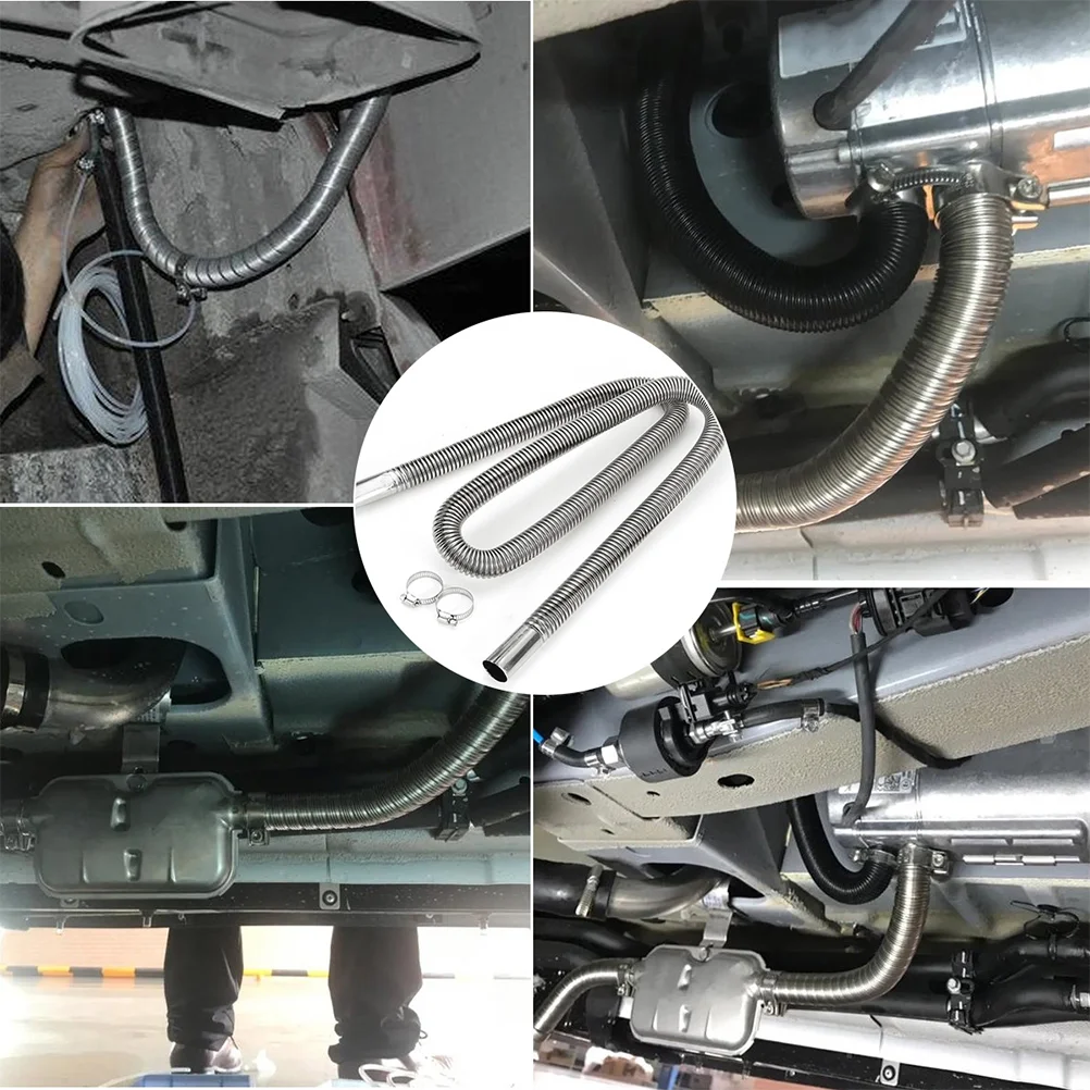 

1 Set Vehicle Exhaust Pipe Car Exhaust Pipe Diesel Heater Tail Pipe