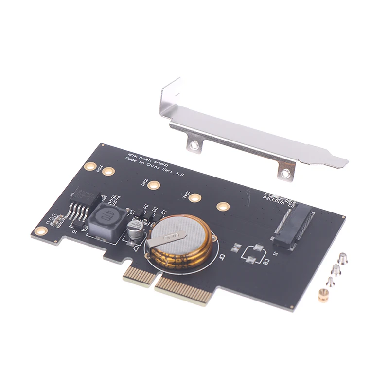 

Half-height baffle power-off protection NVMe M.2 NGFF SSD to PCIe x4 adapter card adapter