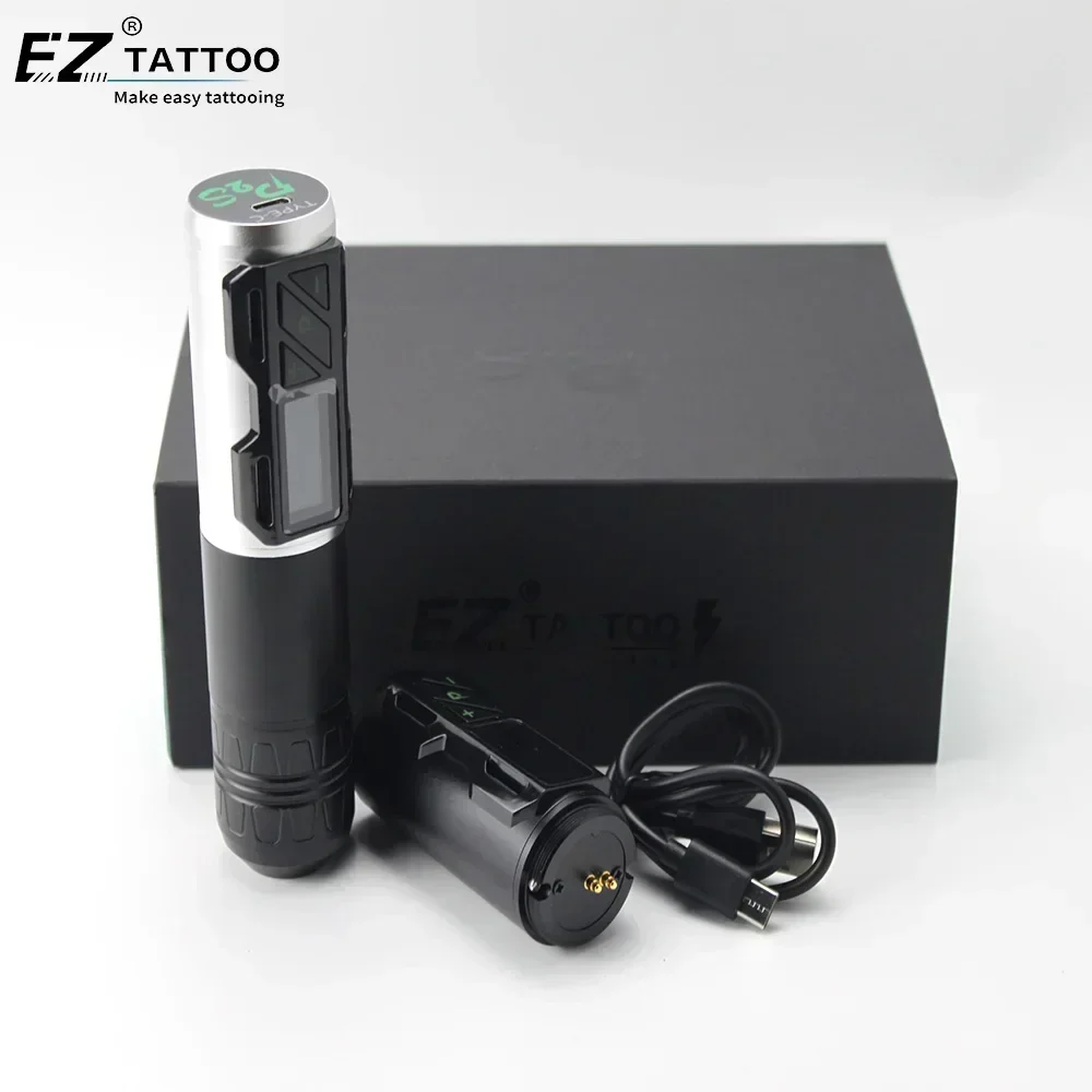 Тату-машинка с 2 аккумуляторами 3 5 мм швейцарский двигатель